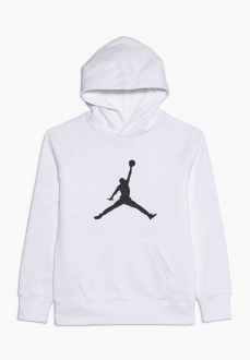 Sudadera Niño/a Nike Jordan Jumpman Logo Fleece Blanco 956326-001 | Sudaderas Niño JORDAN | scorer.es