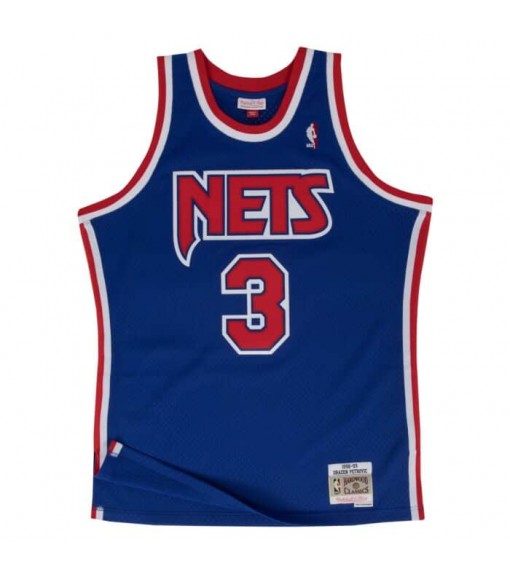 T-shirt homme Mitchell & Ness Nets Bleu SMJYGS18183-NJNROYA92DPE | Mitchell & Ness Vêtements de Basketball | scorer.es