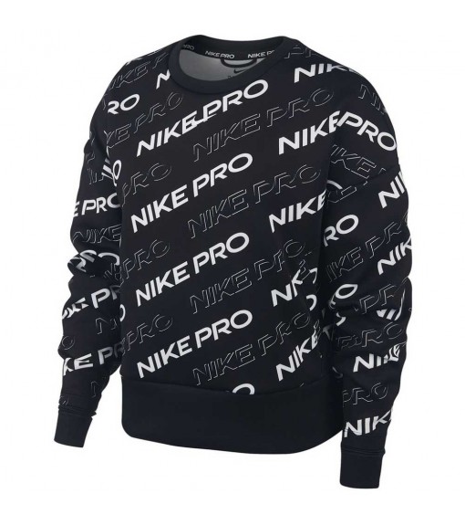 Nike Women's Sweatshirt Pro Black/White CJ3588-010 | Women's Sweatshirts | scorer.es