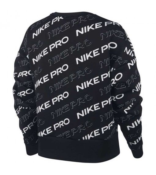 Sudadera Nike Pro Negro/Blanco Cj3588-010