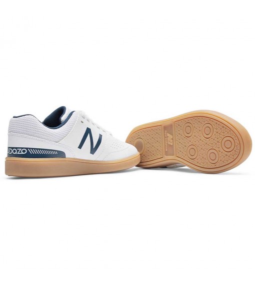 New Balance Audazo V4 TD White/Navy Blue JSASIWN4 | NEW BALANCE Indoor soccer shoes | scorer.es