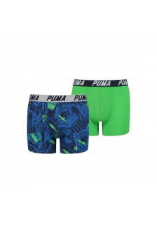 Boxer Enfant Puma AOP Bleu/Vert 505004001-011 | PUMA Sous-vêtements | scorer.es