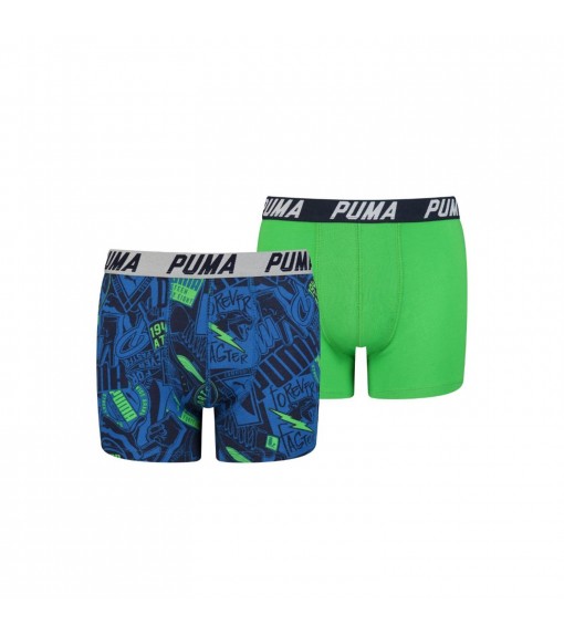 Boxer Kids' Puma AOP Blue/Green 505004001-011 | Ropa Interior | scorer.es