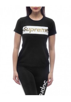 T-shirt Supreme Femme Manche Laila Noir 20004-TPR-19-000-30000 | SUPREME T-shirts pour femmes | scorer.es
