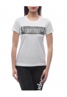 Camiseta Supreme Mujer Sleeve Laila Blanca 20004-TPR-19-002-30001 | Camisetas Mujer SUPREME | scorer.es