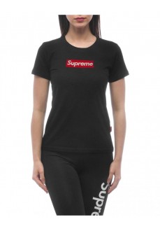 T-shirt Supreme Femme Sleeve Print Valery Noir 20085-TPR-19-000-30033