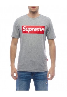 Supreme Men's T-Shirt Sleeve Print Grey 10007-TPR-19-001-30003