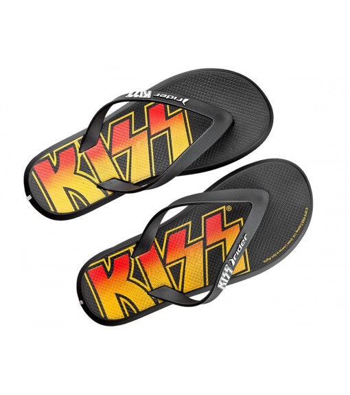 Rider Men's Flip Flops Kiss Thong AD Black/Yellow 82808/20566 | Men's Sandals | scorer.es