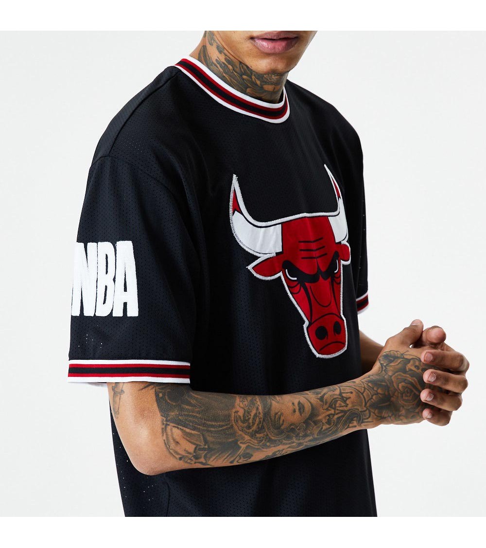 Camiseta Hombre New Era Chicago Bulls NBA Negro 12485674 - Scorer.es