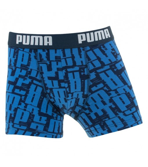 Boxer Enfant Puma Logo AOP 2P Bleus | PUMA Sous-vêtements | scorer.es