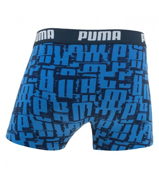 Boxer Puma Niños Logo AOP 2P Azules | Ropa Interior PUMA | scorer.es