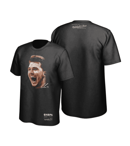 Mitchell & Ness Men's T-Shirt Luka Doncic Black BMTRMO19608-DMABLCKLDO | MITCHELL Basketball clothing | scorer.es