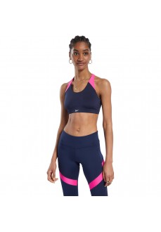 Reebok Women's Workout Sports Bra FU2280 Navy Blue/Pink | REEBOK Sports bra | scorer.es