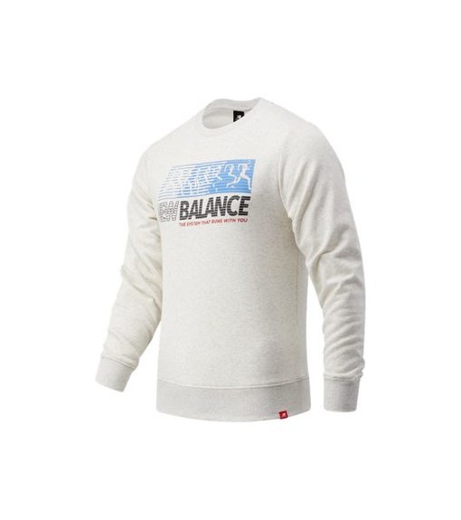 Sweatshirt Men's New Balance Essentials Speed Grey MT03509-SAH | Men's Sweatshirts | scorer.es
