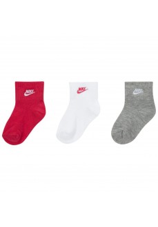 Nike Socks 3Pk Grip Quarter Various Colours PN0050-A4Y | NIKE Socks for Kids | scorer.es