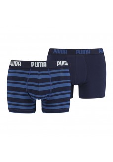 Boxer Puma Heritage Stripe Marine/Bleu 601015001-056 | PUMA Sous-vêtements | scorer.es