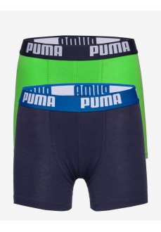 Boxer Niño Puma Basic Marino/Verde 505011001-686 | Ropa Interior PUMA | scorer.es