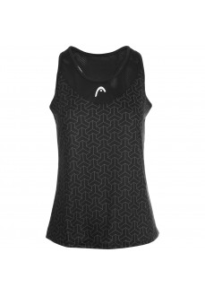 Head Women's Shirt Alpha Tank Black 814711 | Paddle tennis clothing | scorer.es