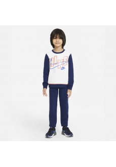 Nike Kids' TrackSuit Set Blue/White 86H470-U9J | Kid's Tracksuits | scorer.es