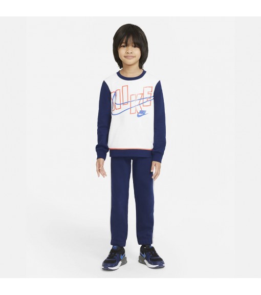 Nike Kids' TrackSuit Set Blue/White 86H470-U9J | NIKE Kid's Tracksuits | scorer.es