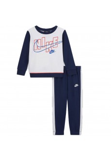 Nike Kids' TrackSuit Set White/Blue 66H470-U9J | Kid's Tracksuits | scorer.es