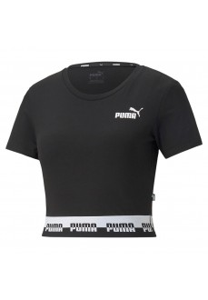 Puma Women's T-Shirt Amplified Slim Tee Black 585906-01 | Women's T-Shirts | scorer.es