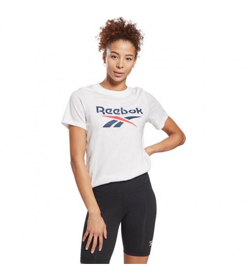 Reebok Women's T-Shirt Identity Logo White GI6706 | REEBOK Women's T-Shirts | scorer.es