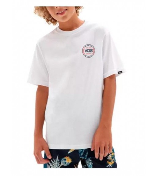 Vans Kids' T-Shirt By Authentic Checker White VN0A543ZWHT1 | VANS Kids' T-Shirts | scorer.es