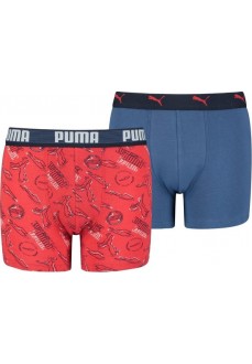 Puma Kids' Boxer Basic Black/Red 505011001-786 ✓Underwear PUMA