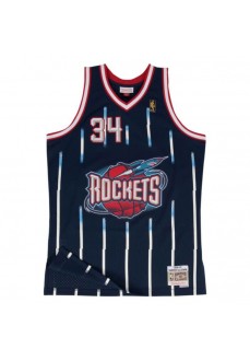 Mitchell & Ness Men's T-Shirt Houston Rockets Hakeem Olajuwon SMJYGS18173-HRONAVY96HOL | Basketball clothing | scorer.es