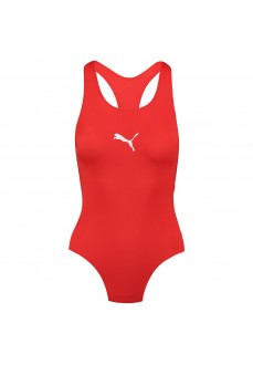 Puma Women's Swimwear Classic Racerbac Red 100000068-002