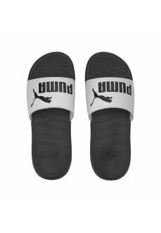 Puma Men's Slides Popcat 20 Black/White 372279-09