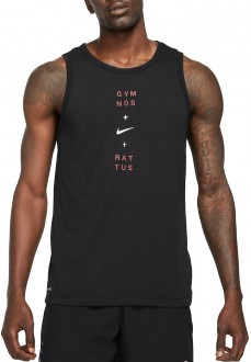 Nike Men's Sleeveless T-shirt Dri-Fit Black DA1755-010 | Running T-Shirts | scorer.es