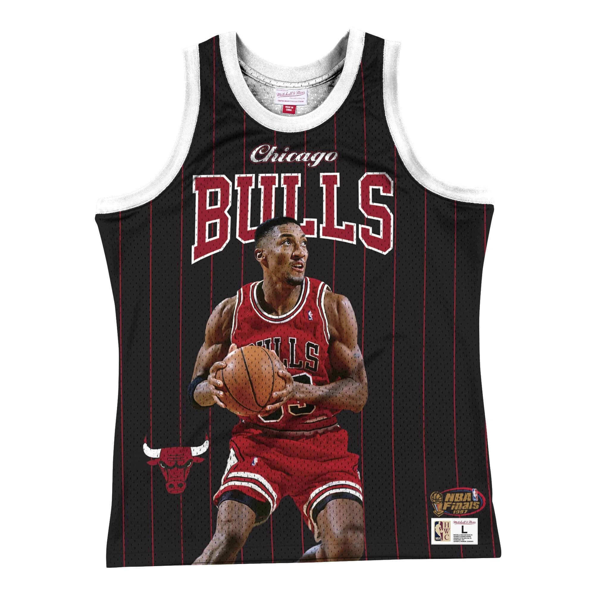 Camiseta Hombre & Ness Chicago Bulls Scottie Pippen