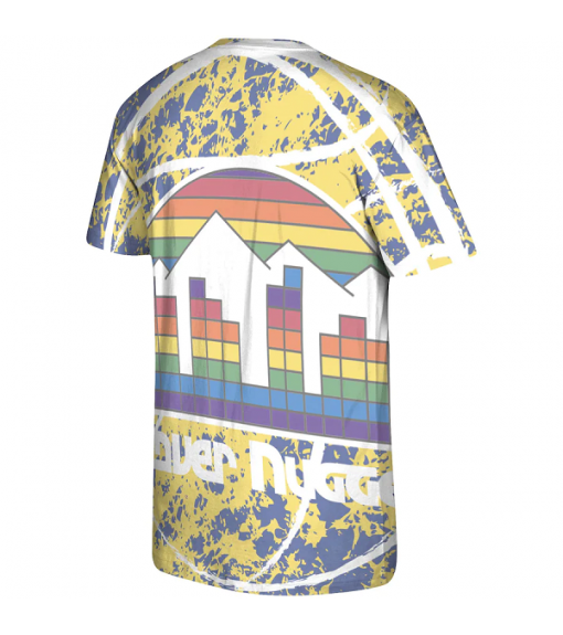 Mitchell & Ness Denver Nuggets Men's T-shirt Yellow SSTEAJ19069-DNUYELL | MITCHELL Men's T-Shirts | scorer.es