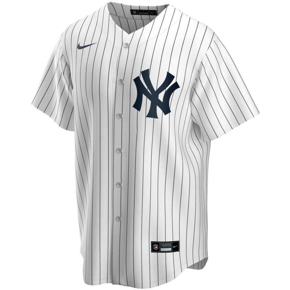 Camiseta Hombre Nike New York Yankees Replica Blanco T770-NKWH-NK-XVH