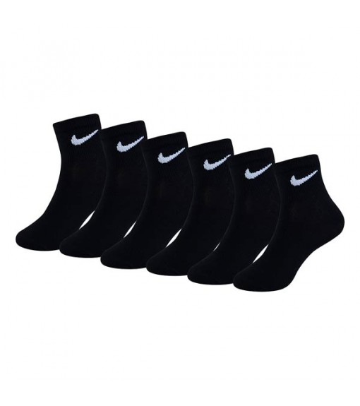 Gruñón Completo por otra parte, Calcetines Infantil Nike Quarter Sock Negro RN0029-023