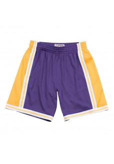 Shorts pour homme Mitchell & Ness Los Angeles Lakers SMSHGS18235-LALPURP84.