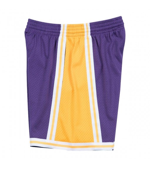 Pantalón Corto Hombre Mitchell & Ness & Ness Los Angeles Lakers SMSHGS18235-LALPURP84 | Pantalones Deportivos Hombre Mitchell...