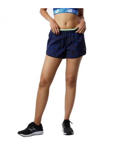 Short pour femme New Balance Print Fast WS21247 VBE | NEW BALANCE Pantalons de sport pour femmes | scorer.es