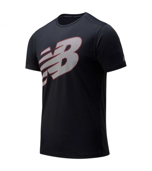 T-shirt Homme New Balance Printed Accelerate Noir MT03204 HOR | NEW BALANCE T-shirts pour hommes | scorer.es
