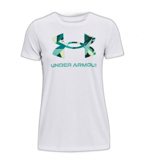 Under Armour Girls Tech Solid Graphic Big Logo Short-Sleeve Shirt 