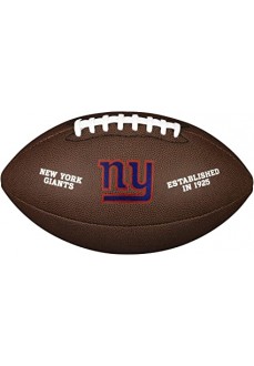 Ballon de football américain Wilson New York Giants marron WTF1748XBNG