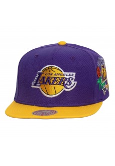 Gorra Hombre Mitchell & Ness Los Angeles Lakers HSS4523-LALYYPPPPRYW | Gorras Hombre Mitchell & Ness | scorer.es