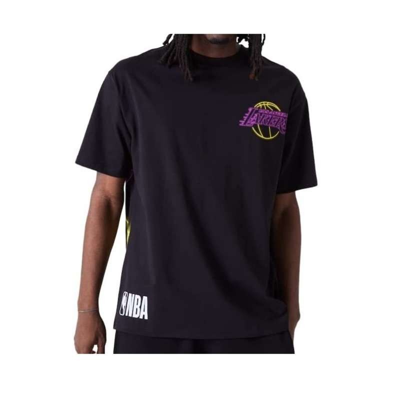 Camiseta Los Angeles Lakers NBA Foam Hand Morada New Era Hombre