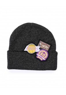 Bonnet Homme Mitchell & Ness Los Angeles Lakers HCFK4341-LALYYPPPBLCK