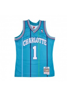 Camiseta Hombre Mitchell & Ness Charlotte Hornets SMJYGS18145-CHOTEAL92MBO
