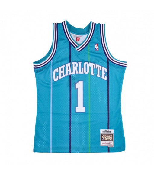 T-shirt Homme Mitchell & Ness Charlotte Hornets SMJYGS18145-CHOTEAL92MBO | Mitchell & Ness Vêtements de Basketball | scorer.es
