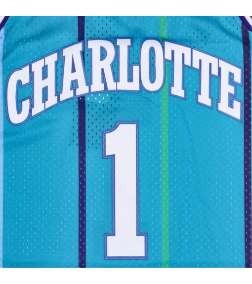 Mitchell & Ness Charlotte Hornets Swingman Jersey SMJYGS18145-CHOTEAL92MBO | Mitchell & Ness Basketball clothing | scorer.es