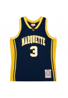 Camiseta Hombre Mitchell & Ness Marquette Unive SMJY4227-MAU02DWAASBL | Ropa baloncesto Mitchell & Ness | scorer.es